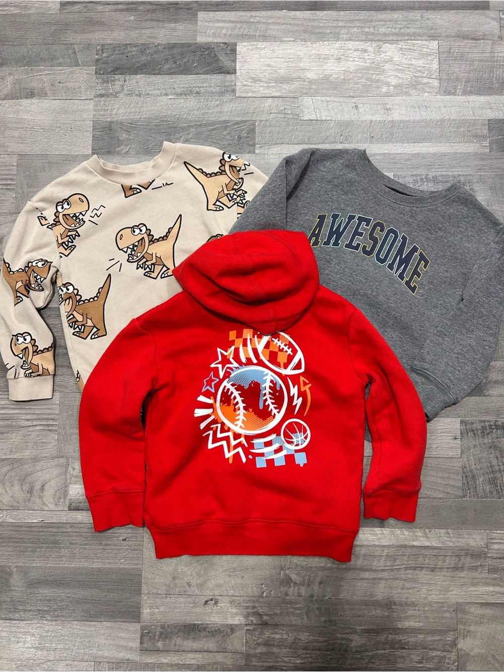 Boys Graphic Hoodie Sweater Bundle 5